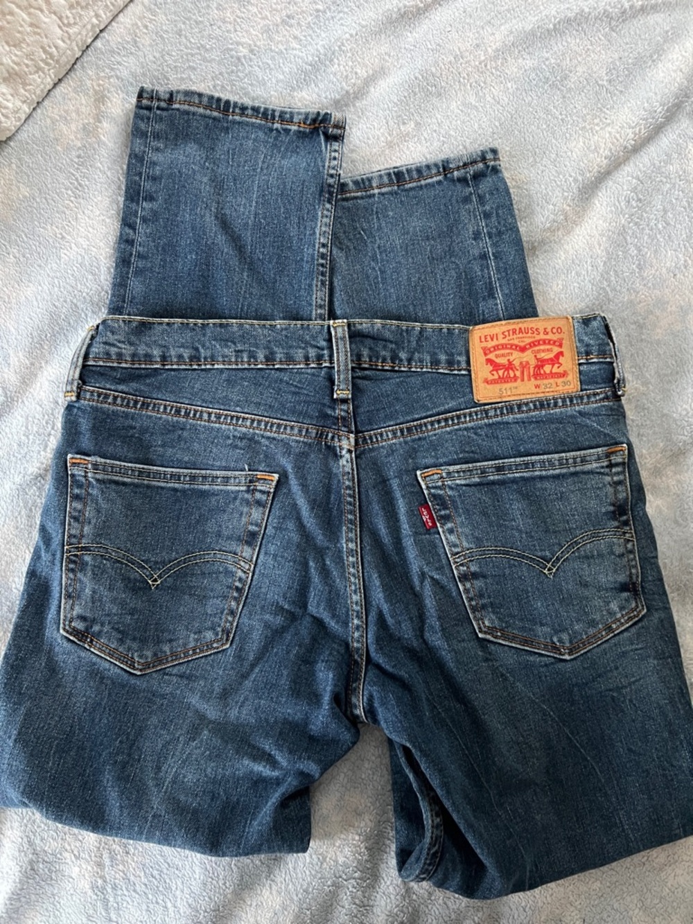 511 Levi's Dark Blue Men's Straight Leg Jeans